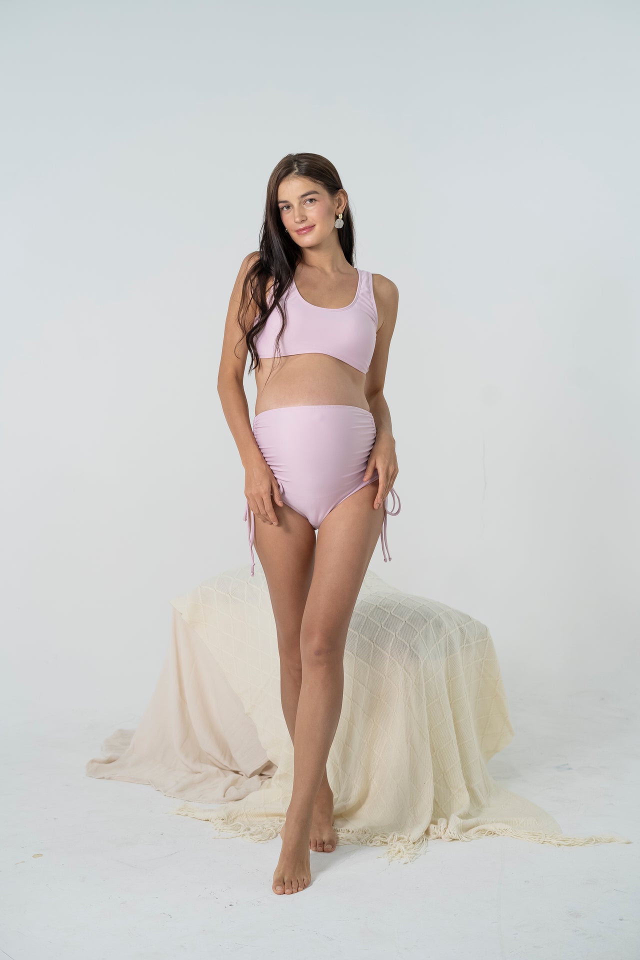 Tiya Maternity Swimsuit (Pink)