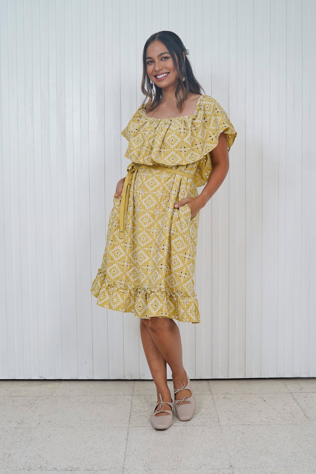 Dione Off Shoulder Dress
