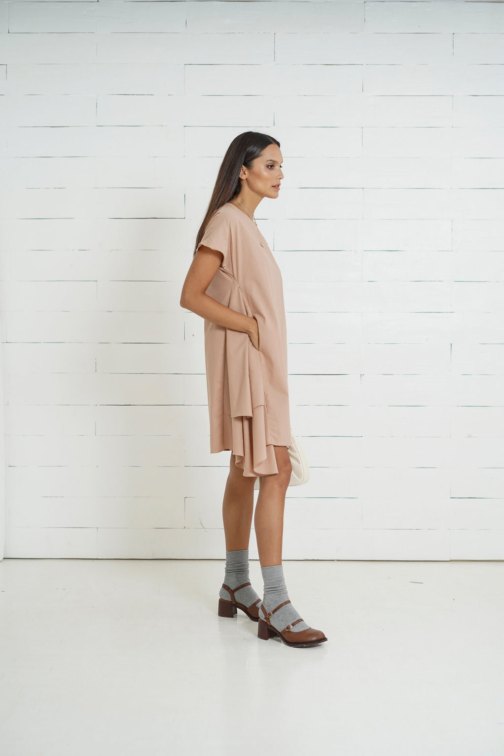 Aria Nursing Dress       (Tortilla Nude)