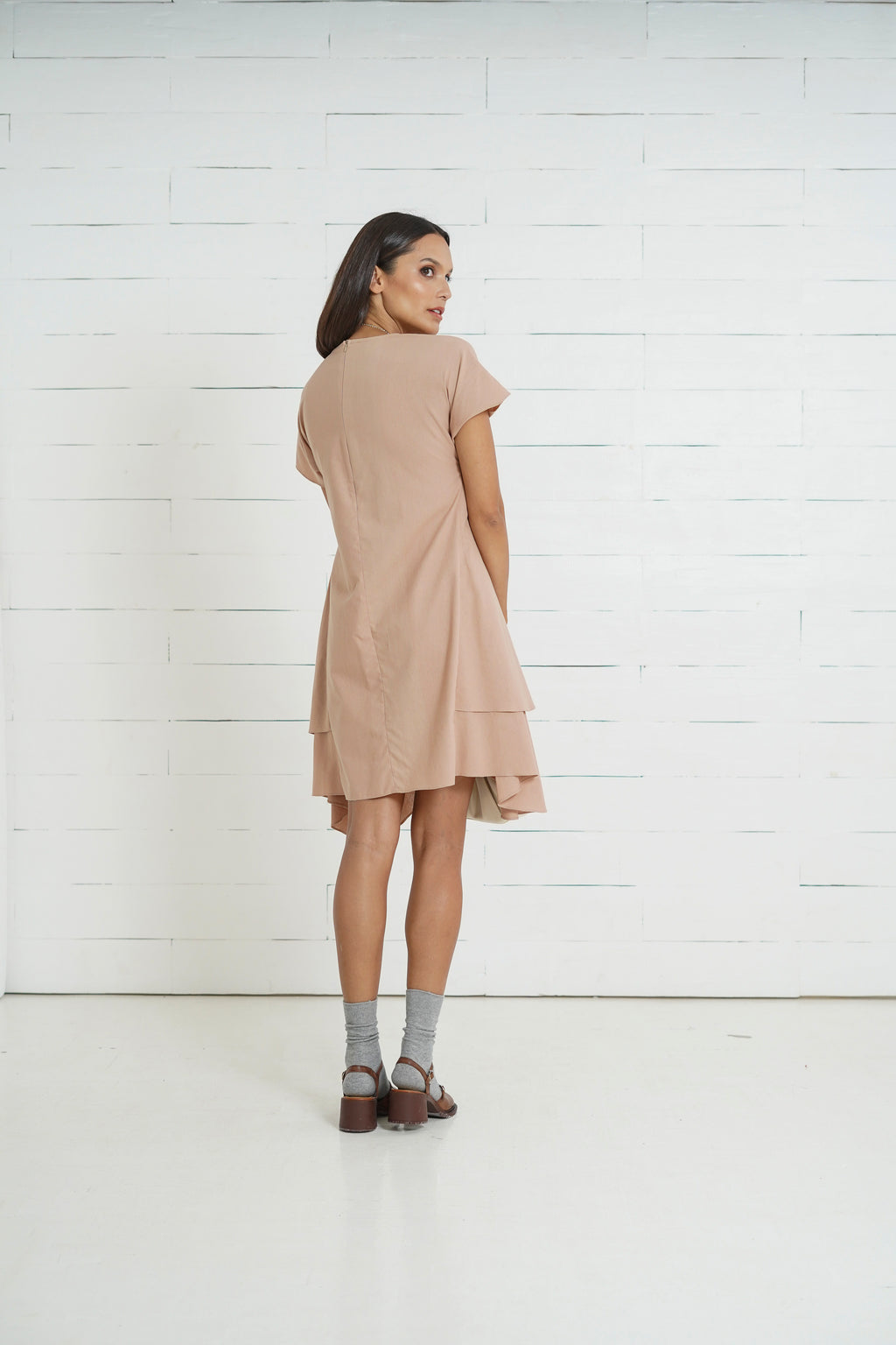 Aria Nursing Dress       (Tortilla Nude)
