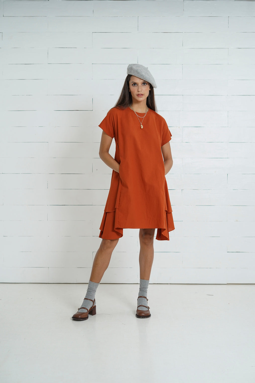 Aria Nursing Dress       (Scarlet Wine)