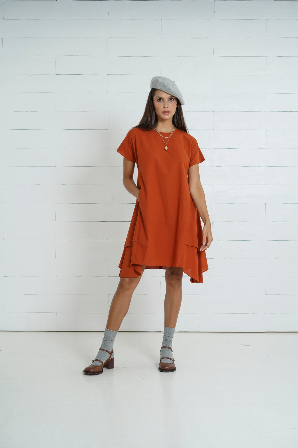 Aria Nursing Dress       (Scarlet Wine)