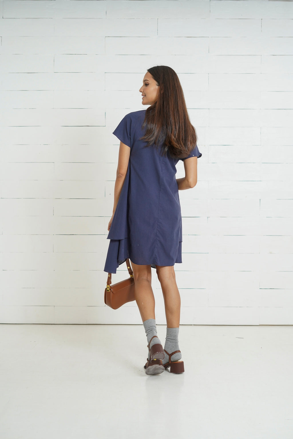 Aria Nursing Dress       (Peacock Blue)