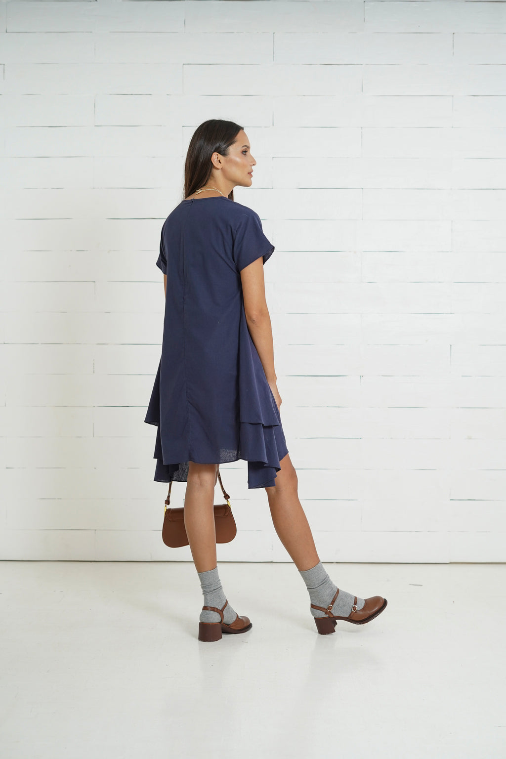 Aria Nursing Dress       (Peacock Blue)