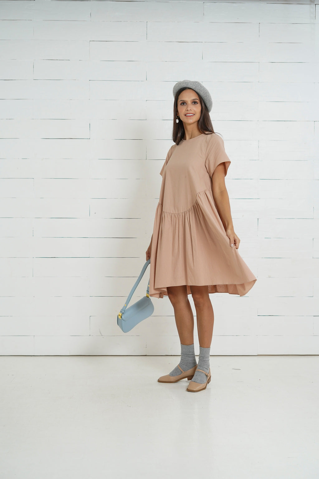 Olivia Nursing Dress     (Tortilla Nude)