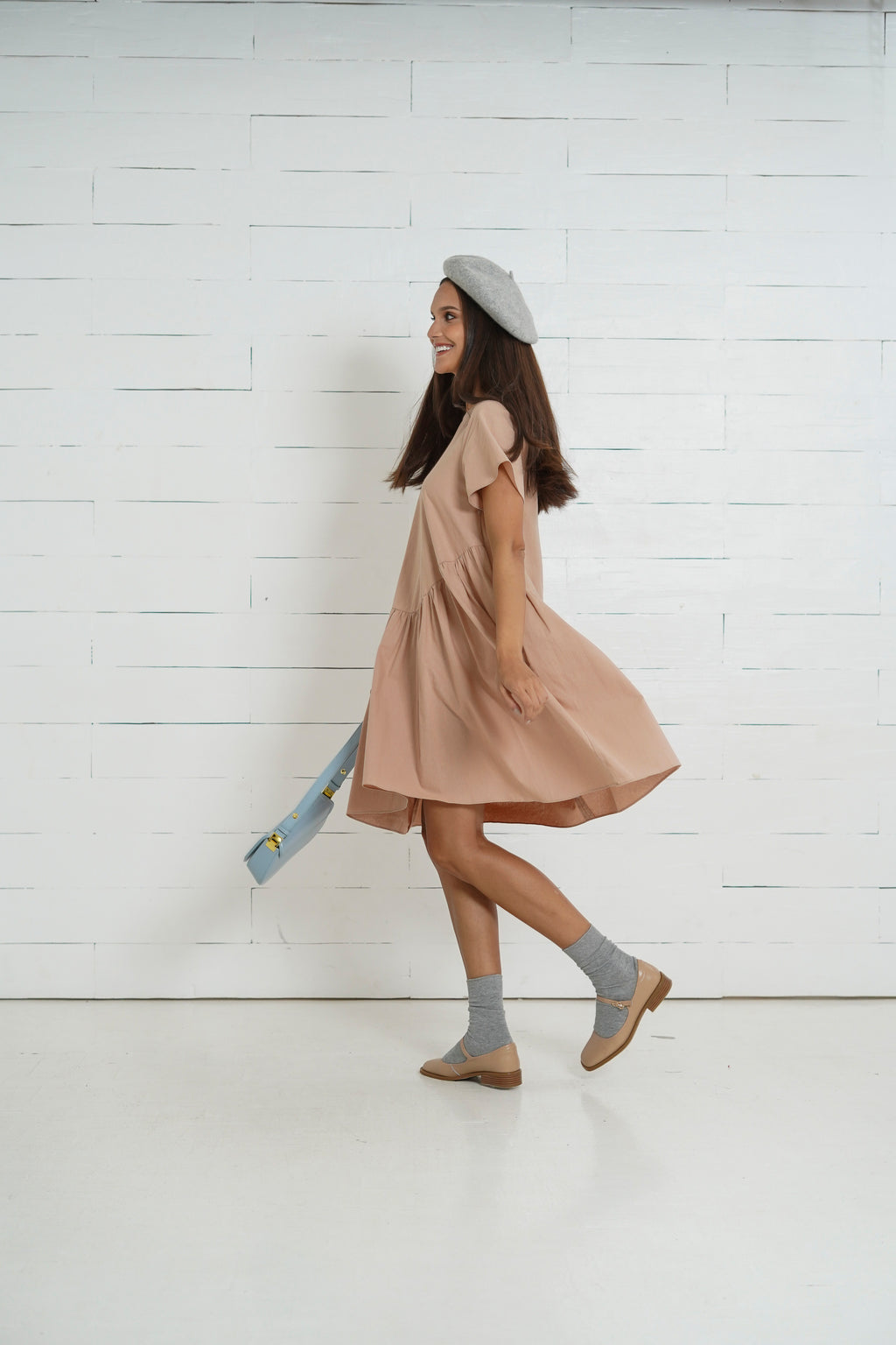 Olivia Nursing Dress     (Tortilla Nude)