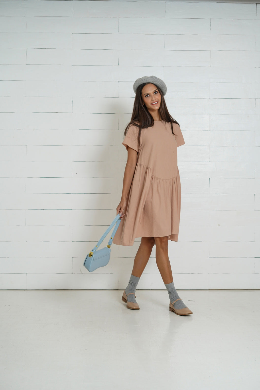 Olivia Nursing Dress     (Tortilla Nude)