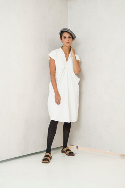Skylar Nursing Dress (Eggshell)
