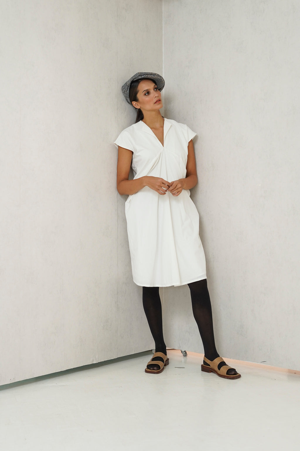 Skylar Nursing Dress        (Eggshell)