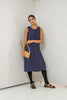 Sophia Sleeveless Nursing Dress ( Peacock Blue)