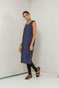 Sophia Sleeveless Nursing Dress ( Peacock Blue)