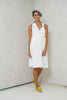 Avery Overlap Nursing Dress (Eggshell)