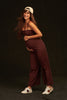 Lovely Day Jumpsuit (Tawny Brown)