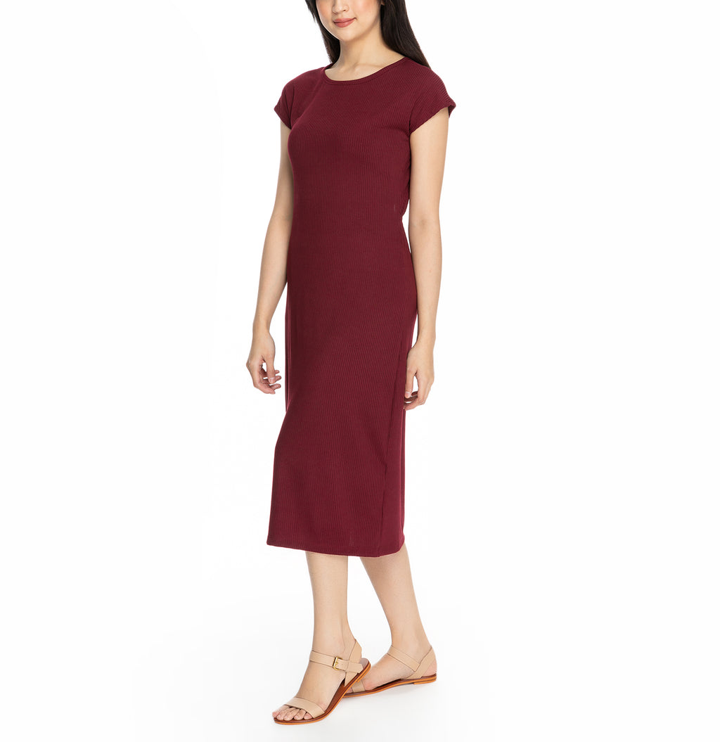 Janine  Maternity Dress Vermillion