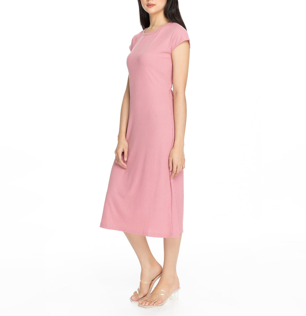 Janine  Maternity Dress Daisy Pink