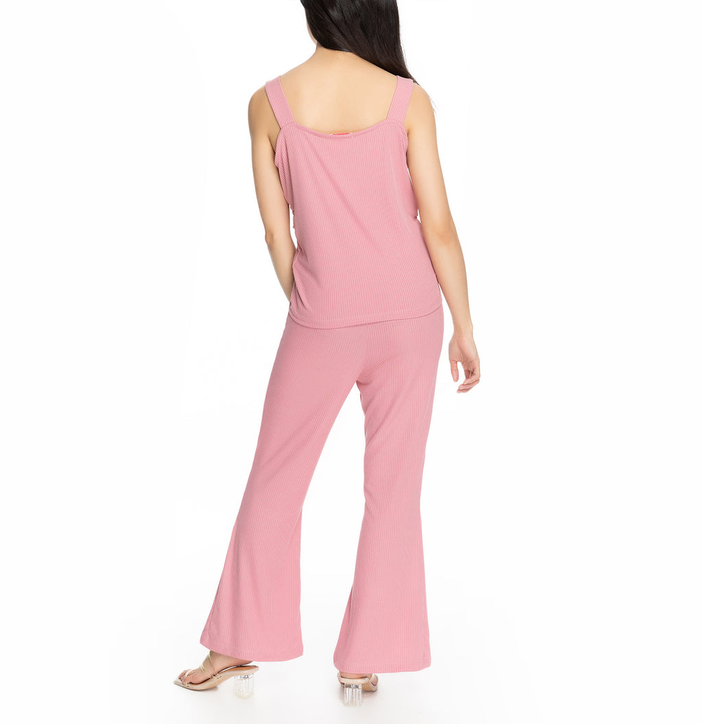 Tracey Loungewear Set Daisy Pink