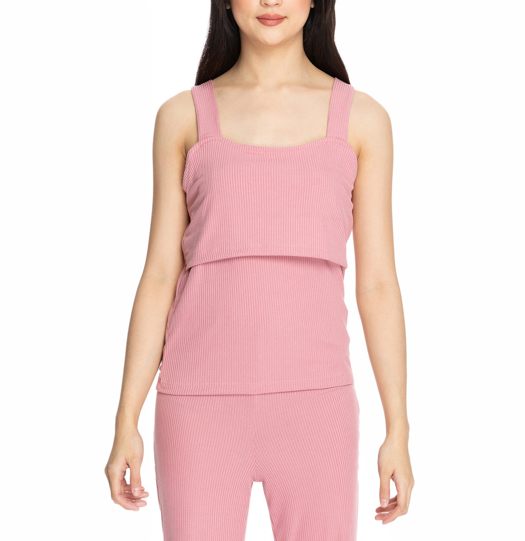 Tracey Loungewear Set Daisy Pink