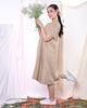 Everyday Dress in Saddle Brown