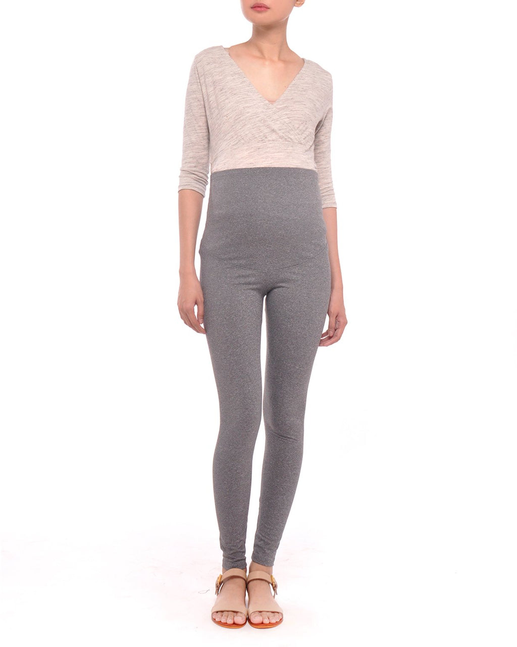 Maternity Leggings Charcoal Gray