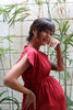 Layla Nursing Dress (Barn Red)