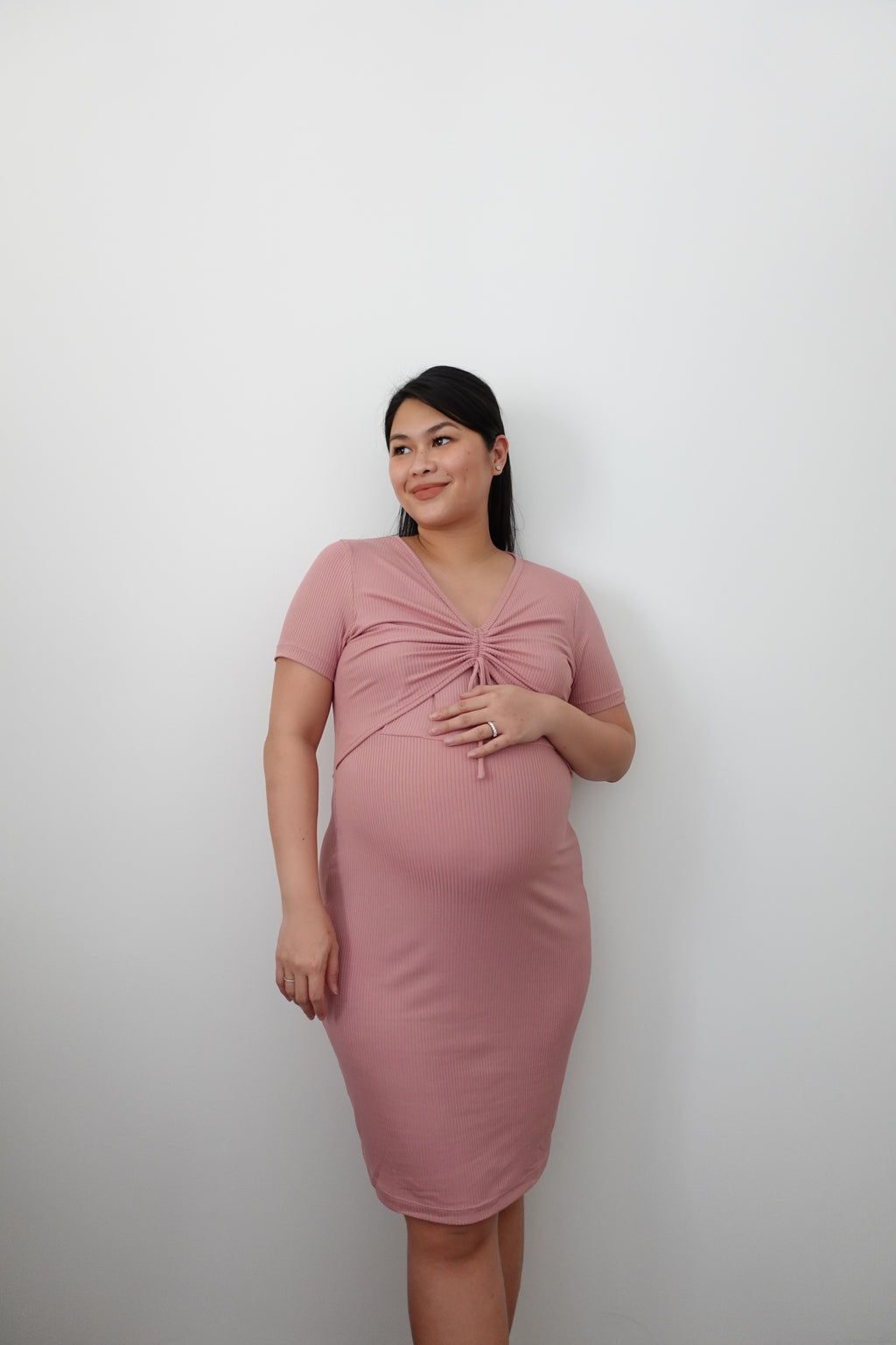 Francesca Nursing Dress  Daisy Pink
