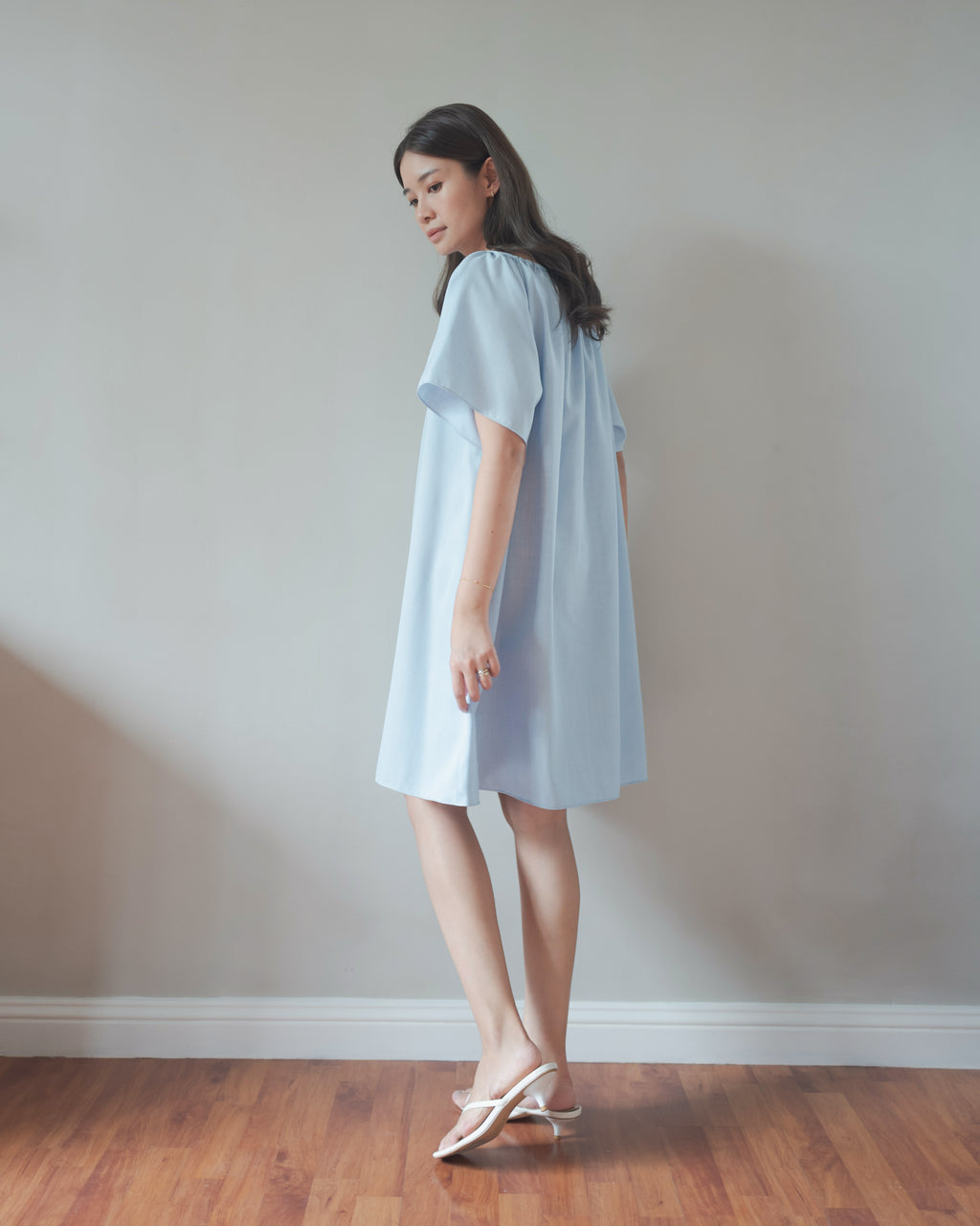 Rest Dress in Powder Blue