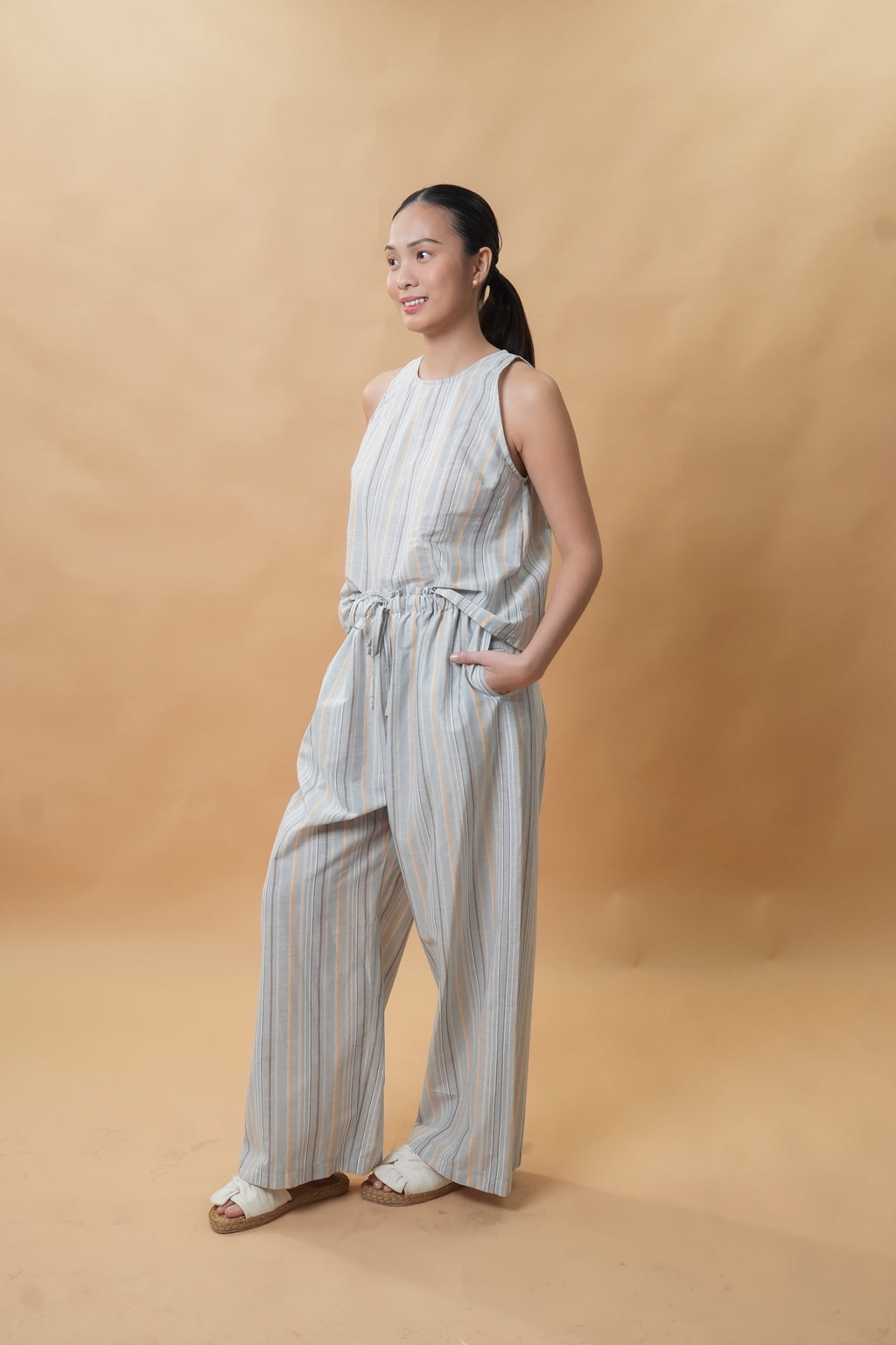 Mariana Set (Multi color Stripes)