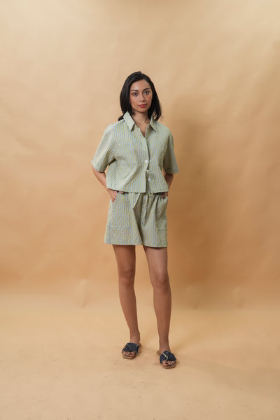 Ellie Set (Blue Stripes)