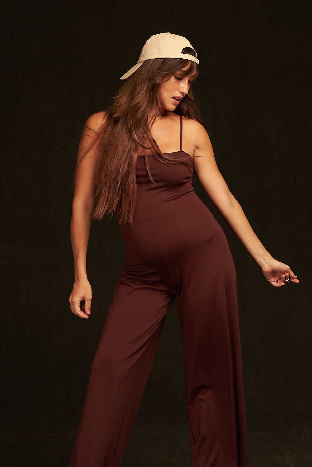 Lovely Day Jumpsuit   (Tawny Brown)